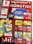 17.09.2025, Butterpreise im Wandel. Preise fr Butter im Supermarkt werden derzeit durchwegs gnstiger. Hier eine ganzseitige Zeitungsanzeige in der Bild-Zeitung von KAUFLAND, 
