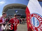 20.09.2025, Fussball Bundesliga 2025/2026, 4.Spieltag, TSG 1899 Hoffenheim - FC Bayern Mnchen, in der PreZero-Arena (Sinsheim). Die Bayern Fans vor dem Stadion, 


