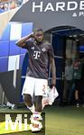 20.09.2025, Fussball Bundesliga 2025/2026, 4.Spieltag, TSG 1899 Hoffenheim - FC Bayern Mnchen, in der PreZero-Arena (Sinsheim). Dayot Upamecano (FC Bayern Mnchen) 


