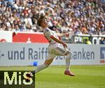 20.09.2025, Fussball Bundesliga 2025/2026, 4.Spieltag, TSG 1899 Hoffenheim - FC Bayern Mnchen, in der PreZero-Arena (Sinsheim). Lennart Karl (FC Bayern Mnchen) am Ball.


