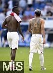 20.09.2025, Fussball Bundesliga 2025/2026, 4.Spieltag, TSG 1899 Hoffenheim - FC Bayern Mnchen, in der PreZero-Arena (Sinsheim). Luis Diaz (FC Bayern Mnchen) mit Lwen Tatoos


