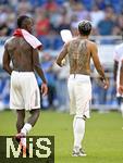 20.09.2025, Fussball Bundesliga 2025/2026, 4.Spieltag, TSG 1899 Hoffenheim - FC Bayern Mnchen, in der PreZero-Arena (Sinsheim). Luis Diaz (FC Bayern Mnchen) mit Lwen Tatoos


