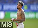 20.09.2025, Fussball Bundesliga 2025/2026, 4.Spieltag, TSG 1899 Hoffenheim - FC Bayern Mnchen, in der PreZero-Arena (Sinsheim). Luis Diaz (FC Bayern Mnchen) mit Lwen Tatoos


