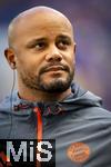 20.09.2025, Fussball Bundesliga 2025/2026, 4.Spieltag, TSG 1899 Hoffenheim - FC Bayern Mnchen, in der PreZero-Arena (Sinsheim). Trainer Vincent Kompany (FC Bayern Mnchen) nachdenklich beim SKY-Interview.