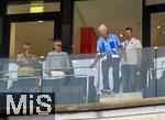 20.09.2025, Fussball Bundesliga 2025/2026, 4.Spieltag, TSG 1899 Hoffenheim - FC Bayern Mnchen, in der PreZero-Arena (Sinsheim). SAP-Grnder und Hoffenheims Club-Mzen Dietmar Hopp (2.v.re, Blauer Schal) als Zuschauer auf der Tribne.  
