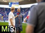 20.09.2025, Fussball Bundesliga 2025/2026, 4.Spieltag, TSG 1899 Hoffenheim - FC Bayern Mnchen, in der PreZero-Arena (Sinsheim). Trainer Vincent Kompany (FC Bayern Mnchen) nachdenklich beim SKY-Interview.