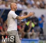 20.09.2025, Fussball Bundesliga 2025/2026, 4.Spieltag, TSG 1899 Hoffenheim - FC Bayern Mnchen, in der PreZero-Arena (Sinsheim). Trainer Christian Ilzer (Hoffenheim) reklamiert