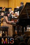 26.09.2025, Internationales Klassikfestival: Festival der Nationen 2025, im Kurhaus Bad Wrishofen (Unterallgu), Festivalerffnung im Kursaal mit Beatrice Rana, Klavier. Riccardo Minasi, Dirigent, Die Deutsche Kammerphilharmonie Bremen,  