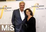26.09.2025, Internationales Klassikfestival: Festival der Nationen 2025, im Kurhaus Bad Wrishofen (Unterallgu), Festivalerffnung im Kursaal mit Beatrice Rana, Klavier. Riccardo Minasi, Dirigent, Die Deutsche Kammerphilharmonie Bremen,  Wolfgang Thoma (Ansorge Logistik) mit Begleitung.  