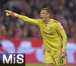 26.09.2025, Fussball Bundesliga 2025/2026, 5.Spieltag, FC Bayern Mnchen - SV Werder Bremen, in der Allianz-Arena Mnchen, Torwart Karl Hein (Werder Bremen) ist unzufrieden.