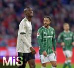 26.09.2025, Fussball Bundesliga 2025/2026, 5.Spieltag, FC Bayern Mnchen - SV Werder Bremen, in der Allianz-Arena Mnchen, Nicolas Jackson (FC Bayern Mnchen) nachdenklich.