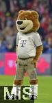 26.09.2025, Fussball Bundesliga 2025/2026, 5.Spieltag, FC Bayern Mnchen - SV Werder Bremen, in der Allianz-Arena Mnchen, Berni das Maskottchen in Lederhosen und Wiesn Trikot