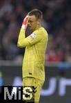 26.09.2025, Fussball Bundesliga 2025/2026, 5.Spieltag, FC Bayern Mnchen - SV Werder Bremen, in der Allianz-Arena Mnchen, Torwart Karl Hein (Werder Bremen) nachdenklich.