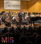 27.09.2025, Internationales Klassikfestival: Festival der Nationen 2025, im Kurhaus Bad Wrishofen (Unterallgu), Igor Levit, Klavier. Mit dem vbw Festivalorchester unter Dirigent Christoph Adt. Ansprache vor dem Konzert von Klaus Holetschek.
