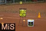 30.09.2025, Nassenbeuren bei Mindelheim, Tennistraining mit Nachwuchs von Trainerin Isabel Drr beim TSC Nassenbeuren. 
