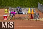 30.09.2025, Nassenbeuren bei Mindelheim, Tennistraining mit Nachwuchs von Trainerin Isabel Drr beim TSC Nassenbeuren. 