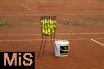 30.09.2025, Nassenbeuren bei Mindelheim, Tennistraining mit Nachwuchs von Trainerin Isabel Drr beim TSC Nassenbeuren. 