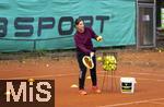 30.09.2025, Nassenbeuren bei Mindelheim, Tennistraining mit Nachwuchs von Trainerin Isabel Drr beim TSC Nassenbeuren. 
