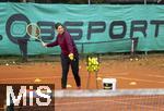 30.09.2025, Nassenbeuren bei Mindelheim, Tennistraining mit Nachwuchs von Trainerin Isabel Drr beim TSC Nassenbeuren. 