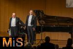 30.09.2025, Internationales Klassikfestival: Festival der Nationen 2025, im Kurhaus Bad Wrishofen (Unterallgu), Sonderkonzert mit Startenor Jonas Kaufmann (re). Liederabend mit seinem Klavierpartner Helmut Deutsch.  