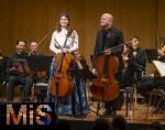 02.10.2025, Internationales Klassikfestival: Festival der Nationen 2025, im Kurhaus Bad Wrishofen (Unterallgu), Konzert Bella Italia, Julia Hagen (Violoncello) mit dem Orchester Camerata Salzburg 