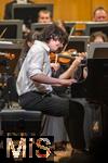 04.10..2025, Internationales Klassikfestival: Festival der Nationen 2025, im Kurhaus Bad Wrishofen (Unterallgu), Junges Ausnahmetalent Tsotne Zedginidze (Georgien) am Klavier, ausgezeichnet mit dem Prix Young Artist of the Year 2025.