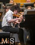 04.10..2025, Internationales Klassikfestival: Festival der Nationen 2025, im Kurhaus Bad Wrishofen (Unterallgu), Junges Ausnahmetalent Tsotne Zedginidze (Georgien) am Klavier, ausgezeichnet mit dem Prix Young Artist of the Year 2025.