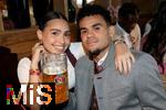 05.10.2025, Fussball Bundesliga 2025/2026, FC Bayern Mnchen Wiesnbesuch auf dem Oktoberfest 2025,  Luis Diaz (FC Bayern Mnchen) mit Ehefrau Gera Ponce