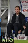 10.10.2025, Fussball WM-Qualifikation Europa 2025/26, 7.Spieltag,  Deutschland - Luxemburg, in der PreZero-Arena (Sinsheim). Trainer Julian Nagelsmann (Deutschland) ist immer noch angespannt