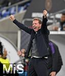 10.10.2025, Fussball WM-Qualifikation Europa 2025/26, 7.Spieltag,  Deutschland - Luxemburg, in der PreZero-Arena (Sinsheim). National-Trainer Julian Nagelsmann (Deutschland) jubelt.