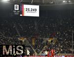 10.10.2025, Fussball WM-Qualifikation Europa 2025/26, 7.Spieltag,  Deutschland - Luxemburg, in der PreZero-Arena (Sinsheim). Das Spiel ist ausverkauft mit 25129 Zuschauern.