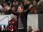 10.10.2025, Fussball WM-Qualifikation Europa 2025/26, 7.Spieltag,  Deutschland - Luxemburg, in der PreZero-Arena (Sinsheim). National-Trainer Julian Nagelsmann (Deutschland) schreit und gestikuliert.