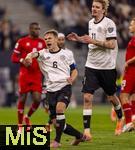 10.10.2025, Fussball WM-Qualifikation Europa 2025/26, 7.Spieltag,  Deutschland - Luxemburg, in der PreZero-Arena (Sinsheim). Torjubel, Joshua Kimmich (Deutschland) 