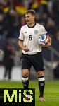 10.10.2025, Fussball WM-Qualifikation Europa 2025/26, 7.Spieltag,  Deutschland - Luxemburg, in der PreZero-Arena (Sinsheim). Joshua Kimmich (Deutschland) in Rage 
