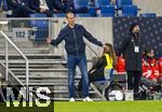 10.10.2025, Fussball WM-Qualifikation Europa 2025/26, 7.Spieltag,  Deutschland - Luxemburg, in der PreZero-Arena (Sinsheim). Trainer Jeff Strasser (Luxemburg) unzufrieden.