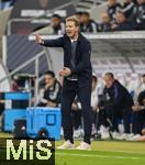 10.10.2025, Fussball WM-Qualifikation Europa 2025/26, 7.Spieltag,  Deutschland - Luxemburg, in der PreZero-Arena (Sinsheim). National-Trainer Julian Nagelsmann (Deutschland) gibt Lautstark Anweisungen.