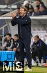 10.10.2025, Fussball WM-Qualifikation Europa 2025/26, 7.Spieltag,  Deutschland - Luxemburg, in der PreZero-Arena (Sinsheim). National-Trainer Julian Nagelsmann (Deutschland) gibt Lautstark Anweisungen.
