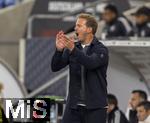 10.10.2025, Fussball WM-Qualifikation Europa 2025/26, 7.Spieltag,  Deutschland - Luxemburg, in der PreZero-Arena (Sinsheim). National-Trainer Julian Nagelsmann (Deutschland) gibt Lautstark Anweisungen.