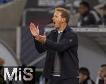 10.10.2025, Fussball WM-Qualifikation Europa 2025/26, 7.Spieltag,  Deutschland - Luxemburg, in der PreZero-Arena (Sinsheim). National-Trainer Julian Nagelsmann (Deutschland) gibt Lautstark Anweisungen.