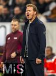 10.10.2025, Fussball WM-Qualifikation Europa 2025/26, 7.Spieltag,  Deutschland - Luxemburg, in der PreZero-Arena (Sinsheim). National-Trainer Julian Nagelsmann (Deutschland) gibt Lautstark Anweisungen.