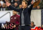 10.10.2025, Fussball WM-Qualifikation Europa 2025/26, 7.Spieltag,  Deutschland - Luxemburg, in der PreZero-Arena (Sinsheim). National-Trainer Julian Nagelsmann (Deutschland) gibt Lautstark Anweisungen.