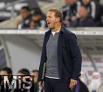 10.10.2025, Fussball WM-Qualifikation Europa 2025/26, 7.Spieltag,  Deutschland - Luxemburg, in der PreZero-Arena (Sinsheim). National-Trainer Julian Nagelsmann (Deutschland) gibt Lautstark Anweisungen.