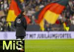 10.10.2025, Fussball WM-Qualifikation Europa 2025/26, 7.Spieltag,  Deutschland - Luxemburg, in der PreZero-Arena (Sinsheim). Nach dem Spiel, Serge Gnabry (Deutschland) nachdenklich 