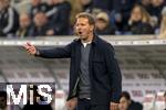 10.10.2025, Fussball WM-Qualifikation Europa 2025/26, 7.Spieltag,  Deutschland - Luxemburg, in der PreZero-Arena (Sinsheim). National-Trainer Julian Nagelsmann (Deutschland) gibt Lautstark Anweisungen.