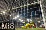 10.10.2025, Fussball WM-Qualifikation Europa 2025/26, 7.Spieltag,  Deutschland - Luxemburg, in der PreZero-Arena (Sinsheim). Torwart Anthony Moris (Luxemburg) wehrt den Ball von Joshua Kimmich (Deutschland) ab