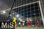 10.10.2025, Fussball WM-Qualifikation Europa 2025/26, 7.Spieltag,  Deutschland - Luxemburg, in der PreZero-Arena (Sinsheim). Torwart Anthony Moris (Luxemburg), Enes Mahmutovic (Luxemburg), 