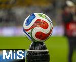 10.10.2025, Fussball WM-Qualifikation Europa 2025/26, 7.Spieltag,  Deutschland - Luxemburg, in der PreZero-Arena (Sinsheim). Spielball der WM 2026, TRIONDA von Adidas. 