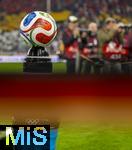 10.10.2025, Fussball WM-Qualifikation Europa 2025/26, 7.Spieltag,  Deutschland - Luxemburg, in der PreZero-Arena (Sinsheim). Spielball der WM 2026, TRIONDA von Adidas. 