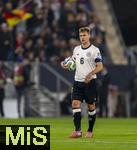 10.10.2025, Fussball WM-Qualifikation Europa 2025/26, 7.Spieltag,  Deutschland - Luxemburg, in der PreZero-Arena (Sinsheim). Joshua Kimmich (Deutschland) nachdenklich 