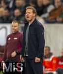 10.10.2025, Fussball WM-Qualifikation Europa 2025/26, 7.Spieltag,  Deutschland - Luxemburg, in der PreZero-Arena (Sinsheim). National-Trainer Julian Nagelsmann (Deutschland) in Rage 